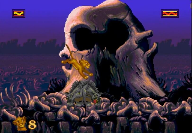 Lion King, The - геймплей игры Sega Mega Drive\Genesis